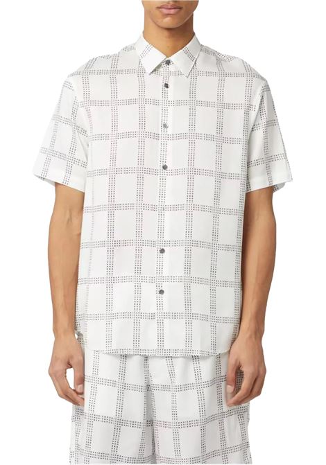 Camicia logo geometrico all over Emporio Armani EMPORIO ARMANI | Camicie | 3R1CQ7 1NWDZF1A1